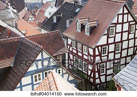 "Overlooking the roofs of the old town, Marburg, Hesse, Germany, Europe" View Large Photo Image Stock Image - "Overlooking the roofs of the old town, Marburg, Hesse, Germany, Europe". Fotosearch
