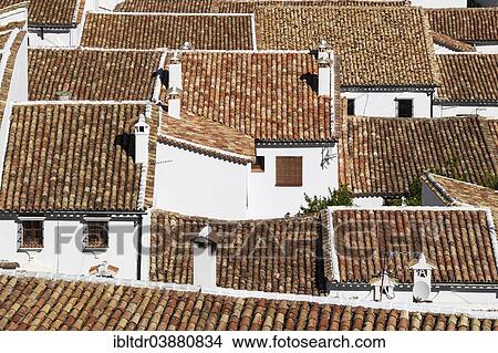"Overlooking the roofs of the White Town of Grazalema, Sierra de Grazalema, Cadiz province, Andalusia, Spain, Europe" View Large Photo Image Picture - "Overlooking the roofs of the White Town of Grazalema, Sierra de Grazalema, Cadiz province, Andalusia, Spain, Europe". Fotosearch