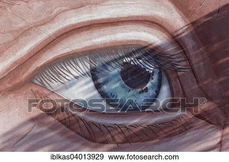 "Oversized human eye, mural on a house wall, street art, Dusseldorf, North Rhine-Westphalia, Germany, Europe" View Large Photo Image Stock Photo - "Oversized human eye, mural on a house wall, street art, Dusseldorf, North Rhine-Westphalia, Germany, Europe". Fotosearch