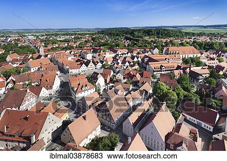 "Overview of the historic town centre, Nordlingen, Romantic Road, Swabia, Bavaria, Germany, Europe" View Large Photo Image Stock Image - "Overview of the historic town centre, Nordlingen, Romantic Road, Swabia, Bavaria, Germany, Europe". Fotosearch