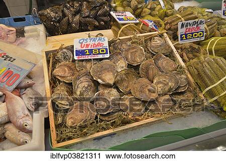 "Oysters, Mercat Municipal de l'Olivar municipal market, Palma, Mallorca, Balearic Islands, Spain, Europe" View Large Photo Image Stock Image - "Oysters, Mercat Municipal de l'Olivar municipal market, Palma, Mallorca, Balearic Islands, Spain, Europe". Fotosearch