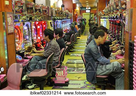"Pachinko, gambling devices, giant amusement arcade with slot machines, the most popular gambling game in Japan, Kyoto, East Asia, Asia" View Large Photo Image Picture - "Pachinko, gambling devices, giant amusement arcade with slot machines, the most popular gambling game in Japan, Kyoto, East Asia, Asia". Fotosearch