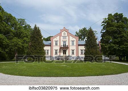 Stock Photography - "Padaste Manor, Padaste, Muhu Island, Estonia, Baltic States, Europe". Fotosearch