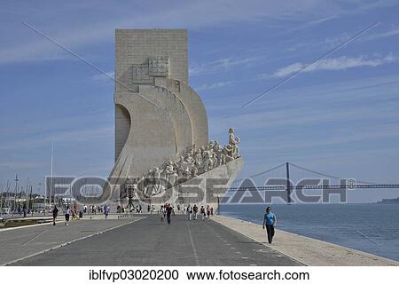 "Padrao dos Descobrimentos, Monument to the Discoveries, on the banks of the Tagus River, Belem, Lisbon, Lisbon District, Portugal, Europe" View Large Photo Image Stock Image - "Padrao dos Descobrimentos, Monument to the Discoveries, on the banks of the Tagus River, Belem, Lisbon, Lisbon District, Portugal, Europe". Fotosearch
