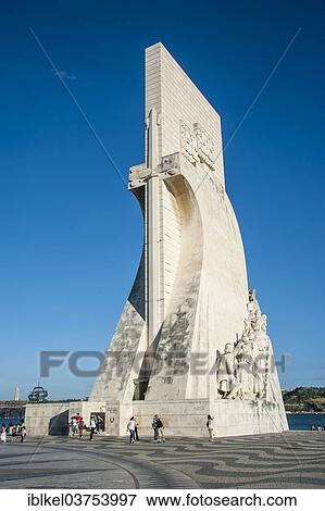 "Padrao dos Descobrimentos, Monument to the Discoveries, Belem, Lisbon, Lisbon District, Portugal, Europe" View Large Photo Image Stock Photo - "Padrao dos Descobrimentos, Monument to the Discoveries, Belem, Lisbon, Lisbon District, Portugal, Europe". Fotosearch