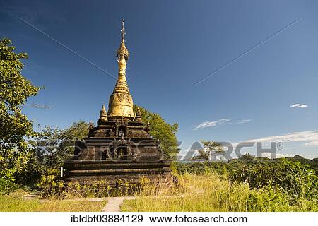 "Pagoda, Mrauk U, Sittwe District, Rakhine State, Myanmar, Asia" View Large Photo Image Stock Photo - "Pagoda, Mrauk U, Sittwe District, Rakhine State, Myanmar, Asia". Fotosearch