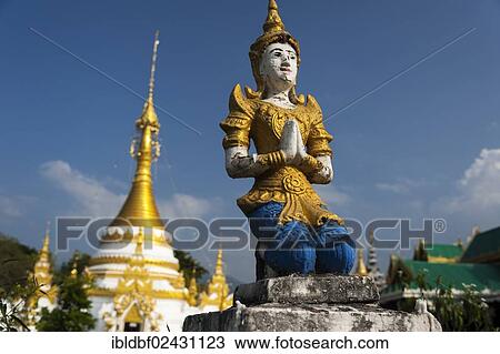 "Pagoda or Chedi, Temple of Wat Jong Klang or Chong Klang, Mae Hong Son, Northern Thailand, Thailand, Asia" View Large Photo Image Stock Image - "Pagoda or Chedi, Temple of Wat Jong Klang or Chong Klang, Mae Hong Son, Northern Thailand, Thailand, Asia". Fotosearch