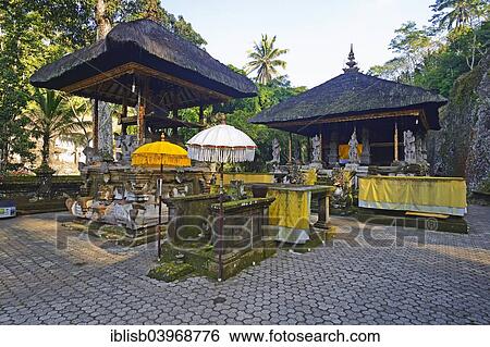 Stock Photograph - "Pagodas and altars at the Pura Gunung Kawi temple, Bali, Indonesia, Asia". Fotosearch
