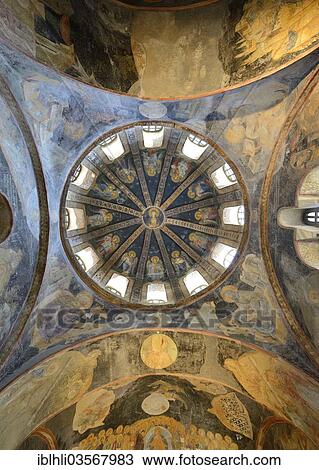 "Painted dome of the parekklesion, with the Virgin and Child in the centre, Chora Church or Kariye Camii, Edirnekapi, Istanbul, European side, Istanbul Province, Turkey, European side, Europe" View Large Photo Image Stock Image - "Painted dome of the parekklesion, with the Virgin and Child in the centre, Chora Church or Kariye Camii, Edirnekapi, Istanbul, European side, Istanbul Province, Turkey, European side, Europe". Fotosearch