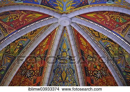"Painted interior ceiling of the dome, Almudena Cathedral, Madrid, Spain, Europe" View Large Photo Image Picture - "Painted interior ceiling of the dome, Almudena Cathedral, Madrid, Spain, Europe". Fotosearch