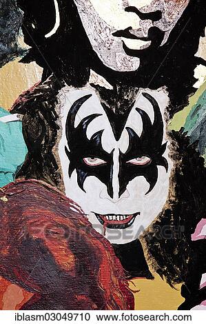 "Painted portrait of Gene Simmons from the band Kiss, Langkawi, Langkawi, Sultanat Kedah, Malaysia, Asia" View Large Photo Image Stock Image - "Painted portrait of Gene Simmons from the band Kiss, Langkawi, Langkawi, Sultanat Kedah, Malaysia, Asia". Fotosearch