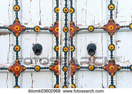 "Painted wooden door, Mehrangarh Fort, Jodhpur, Rajasthan, India, Asia" View Large Photo Image Stock Photo - "Painted wooden door, Mehrangarh Fort, Jodhpur, Rajasthan, India, Asia". Fotosearch