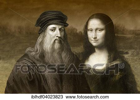 "Painting Mona Lisa and Leonardo da Vinci, Italian painter, sculptor, architect, engineer, historical illustration" View Large Photo Image Stock Image - "Painting Mona Lisa and Leonardo da Vinci, Italian painter, sculptor, architect, engineer, historical illustration". Fotosearch