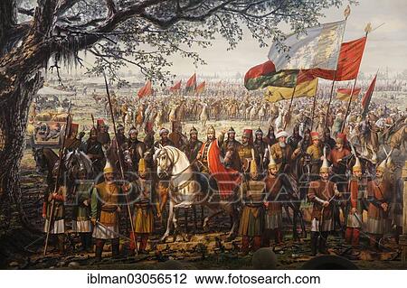 "Painting of the conquest of Constantinople in 1453 by the Ottomans under Sultan Fatih Sultan Mehmed, Museum Panorama 1453 in Topkapi city park, Stadtteil Zeytinburnu, Istanbul, European side, Istanbul Province, Turkey, European side, Europe" View Large Photo Image Stock Image - "Painting of the conquest of Constantinople in 1453 by the Ottomans under Sultan Fatih Sultan Mehmed, Museum Panorama 1453 in Topkapi city park, Stadtteil Zeytinburnu, Istanbul, European side, Istanbul Province, Turkey, European side, Europe". Fotosearch