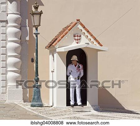 "Palace Guard, Prince's Palace, Monaco, Europe" View Large Photo Image Stock Photo - "Palace Guard, Prince's Palace, Monaco, Europe". Fotosearch