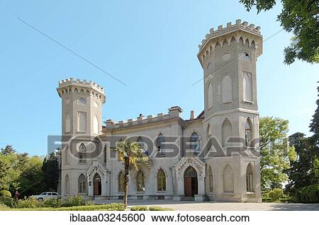"Palace of the Countess Panina, Palace Golitsyn or Palace Gaspra, Sanatorium Yasnaya Polyana, Yalta, Crimea, Ukraine, Europe" View Large Photo Image Stock Image - "Palace of the Countess Panina, Palace Golitsyn or Palace Gaspra, Sanatorium Yasnaya Polyana, Yalta, Crimea, Ukraine, Europe". Fotosearch