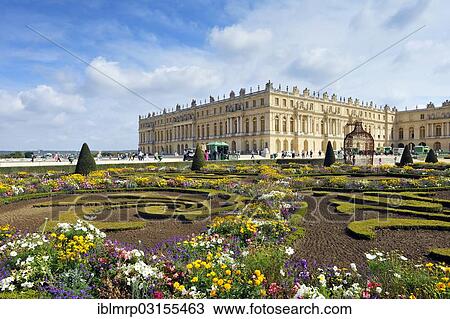 "Palace of Versailles with the gardens Parterre du Midi, Versailles, Ile-de-France, France, Europe" View Large Photo Image Stock Image - "Palace of Versailles with the gardens Parterre du Midi, Versailles, Ile-de-France, France, Europe". Fotosearch