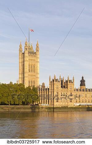 "Palace of Westminster, or Houses of Parliament, with Victoria Tower, on the River Thames in the morning light, City of Westminster, London, London region, England, United Kingdom, Europe" View Large Photo Image Stock Photo - "Palace of Westminster, or Houses of Parliament, with Victoria Tower, on the River Thames in the morning light, City of Westminster, London, London region, England, United Kingdom, Europe". Fotosearch