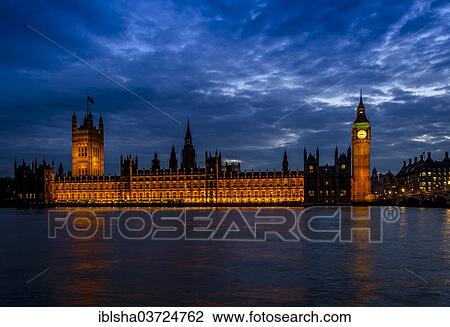 "Palace of Westminster with Elizabeth Tower, previously called Clock Tower, Big Ben, Westminster Bridge, River Thames in the eveing light, London, London region, England, United Kingdom, Europe" View Large Photo Image Stock Image - "Palace of Westminster with Elizabeth Tower, previously called Clock Tower, Big Ben, Westminster Bridge, River Thames in the eveing light, London, London region, England, United Kingdom, Europe". Fotosearch