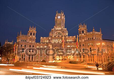 "Palacio de Comunicaciones, the former Post Office, Madrid, Spain, Europe" View Large Photo Image Stock Image - "Palacio de Comunicaciones, the former Post Office, Madrid, Spain, Europe". Fotosearch