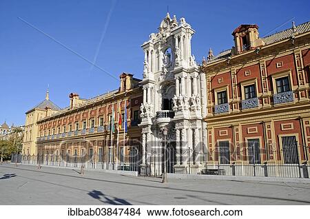 "Palacio de San Telmo, government building, Seville, Andalusia, Spain, Europe" View Large Photo Image Picture - "Palacio de San Telmo, government building, Seville, Andalusia, Spain, Europe". Fotosearch