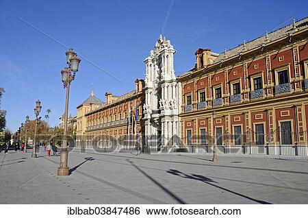 "Palacio de San Telmo, government building, Seville, Andalusia, Spain, Europe" View Large Photo Image Stock Photograph - "Palacio de San Telmo, government building, Seville, Andalusia, Spain, Europe". Fotosearch