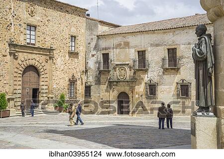 "Palacio Episcopal, Caceres, Extremadura, Spain, Europe" View Large Photo Image Picture - "Palacio Episcopal, Caceres, Extremadura, Spain, Europe". Fotosearch