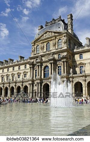 Picture - "Palais du Louvre, 1st Arrondissement, Paris, France, Europe". Fotosearch