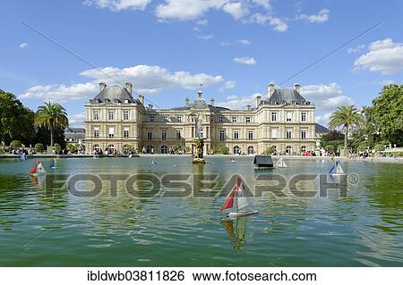 "Palais du Luxembourg, garden facade, Jardin du Luxembourg, 6 Arrondissement Latin Quarter, Paris, France,, Europe" View Large Photo Image Stock Photograph - "Palais du Luxembourg, garden facade, Jardin du Luxembourg, 6 Arrondissement Latin Quarter, Paris, France,, Europe". Fotosearch