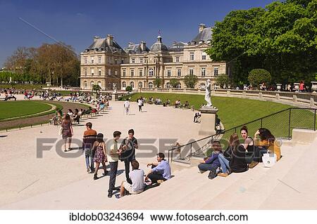 "Palais du Luxembourg, Luxembourg Palace in the Jardin du Luxembourg, seat of the French Senate, Paris, Ile-de-France, France, Europe" View Large Photo Image Picture - "Palais du Luxembourg, Luxembourg Palace in the Jardin du Luxembourg, seat of the French Senate, Paris, Ile-de-France, France, Europe". Fotosearch
