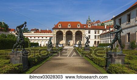 "Palais Waldstein or Wallenstein Palace with Wallenstein Garden with bronze statues, Mala Strana, Prague, Czech Republic, Europe" View Large Photo Image Stock Image - "Palais Waldstein or Wallenstein Palace with Wallenstein Garden with bronze statues, Mala Strana, Prague, Czech Republic, Europe". Fotosearch