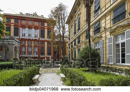 "Palazzo Bianco and Palazzo Rosso, Via Garibaldi, UNESCO World Heritage Site, Genoa, Liguria, Italy, Europe" View Large Photo Image Stock Photo - "Palazzo Bianco and Palazzo Rosso, Via Garibaldi, UNESCO World Heritage Site, Genoa, Liguria, Italy, Europe". Fotosearch
