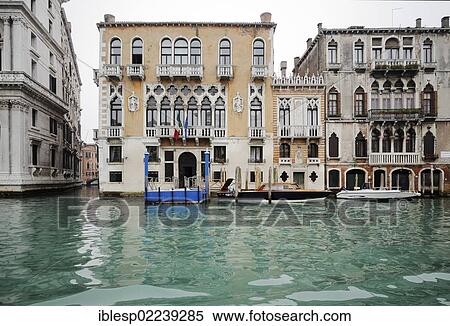 Stock Photography - "Palazzo Corner Contarini dei Cavalli, Canal Grande, Grand Canal, San Marco quarter, Venice, Venezia, Veneto, Italy, Europe". Fotosearch