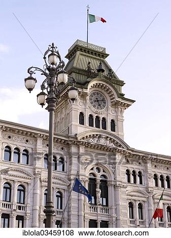 "Palazzo del Comunale, town hall, Trieste, Province of Trieste, Friuli-Venezia Giulia, Italy, Europe" View Large Photo Image Stock Photo - "Palazzo del Comunale, town hall, Trieste, Province of Trieste, Friuli-Venezia Giulia, Italy, Europe". Fotosearch