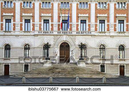 Stock Photo - "Palazzo Montecitorio, Italian Parliament, Chamber of Deputies, Piazza del Parlamento, Lazio, Rome, Italy, Europe". Fotosearch