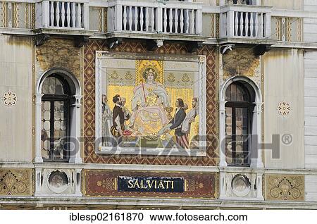 "Palazzo Salviati palace with golden glass mosaics, Dorsoduro, Grand Canal, Venice, Veneto, Italy, Europe" View Large Photo Image Stock Image - "Palazzo Salviati palace with golden glass mosaics, Dorsoduro, Grand Canal, Venice, Veneto, Italy, Europe". Fotosearch