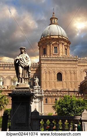 "Palermo Cathedral, Sicily, Italy, Europe" View Large Photo Image Picture - "Palermo Cathedral, Sicily, Italy, Europe". Fotosearch