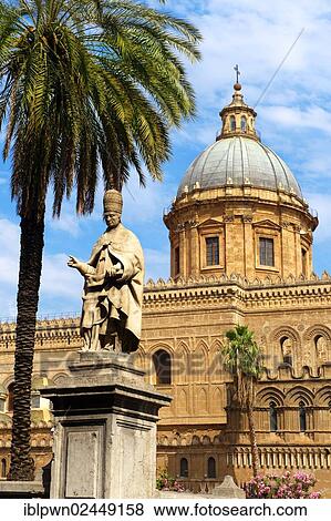 Stock Photo - "Palermo Cathedral, Sicily, Italy, Europe". Fotosearch