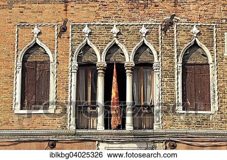"Palladian windows with Moorish influence, Murano, Venice, Veneto, Italy, Europe" View Large Photo Image Stock Photograph - "Palladian windows with Moorish influence, Murano, Venice, Veneto, Italy, Europe". Fotosearch