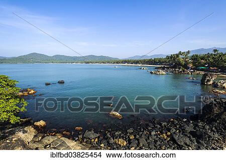 Picture - "Palolem Beach, Canacona, Goa, India, Asia". Fotosearch