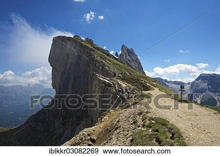 "Panascharte Mountain, Odle Mountains, Dolomites, Seceda, Grodnertal, South Tyrol province, Trentino-Alto Adige, Italy, Europe" View Large Photo Image Stock Photo - "Panascharte Mountain, Odle Mountains, Dolomites, Seceda, Grodnertal, South Tyrol province, Trentino-Alto Adige, Italy, Europe". Fotosearch