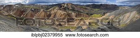 "Panorama of the rhyolite mountains with lava field, Landmannalaugar, Iceland, Europe" View Large Photo Image Stock Photography - "Panorama of the rhyolite mountains with lava field, Landmannalaugar, Iceland, Europe". Fotosearch