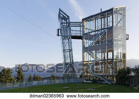"Panoramaturm tower on Wurbauerkogel mountain near Windischgarsten, visitor centre of the Kalkalpen Nationalpark, Pyhrn-Priel, Traunviertel region, Upper Austria, Austria, Europe" View Large Photo Image Stock Image - "Panoramaturm tower on Wurbauerkogel mountain near Windischgarsten, visitor centre of the Kalkalpen Nationalpark, Pyhrn-Priel, Traunviertel region, Upper Austria, Austria, Europe". Fotosearch