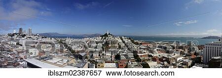 Stock Photo - "Panoramic view of San Francisco, California, USA". Fotosearch