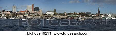 "Panoramic view of the old Elbe Tunnel with the Landing Stages and St. Michael's Church or Michel, Hamburg, Germany, Europe" View Large Photo Image Stock Image - "Panoramic view of the old Elbe Tunnel with the Landing Stages and St. Michael's Church or Michel, Hamburg, Germany, Europe". Fotosearch