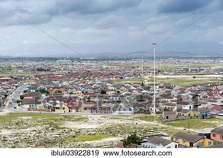 "Panoramic view over Khayelitsha township, Cape Town, Western Cape, South Africa, Africa" View Large Photo Image Stock Photo - "Panoramic view over Khayelitsha township, Cape Town, Western Cape, South Africa, Africa". Fotosearch