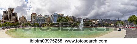 "Panoramic view, Plaza de Espana, Santa Cruz, Tenerife, Canary Islands, Spain, Europe" View Large Photo Image Stock Photo - "Panoramic view, Plaza de Espana, Santa Cruz, Tenerife, Canary Islands, Spain, Europe". Fotosearch