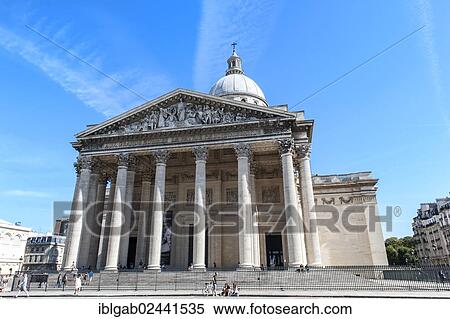 Stock Photography - "Pantheon, Paris, France, Europe". Fotosearch