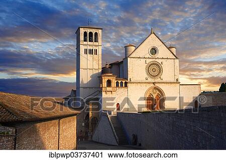 "Papal Basilica of St Francis of Assisi, Basilica Papale di San Francesco, Assisi, Umbria, Italy, Europe" View Large Photo Image Stock Image - "Papal Basilica of St Francis of Assisi, Basilica Papale di San Francesco, Assisi, Umbria, Italy, Europe". Fotosearch