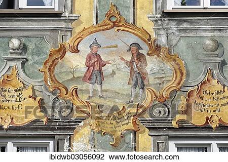 "Parable of the splinter and the beam, Lueftl-Painting by F. Karner, 1764, former farmhouse, Im Gries, Mittenwald, Upper Bavaria, Bavaria, Germany, Europe" View Large Photo Image Stock Image - "Parable of the splinter and the beam, Lueftl-Painting by F. Karner, 1764, former farmhouse, Im Gries, Mittenwald, Upper Bavaria, Bavaria, Germany, Europe". Fotosearch